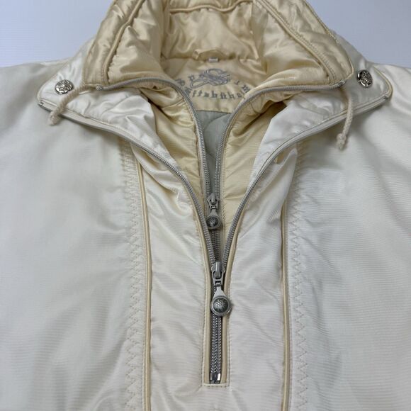 Vintage Sportalm Kitzbühel Ivory Quilted Ski Jacket Women 42 Austria Embroidered - Picture 2 of 16